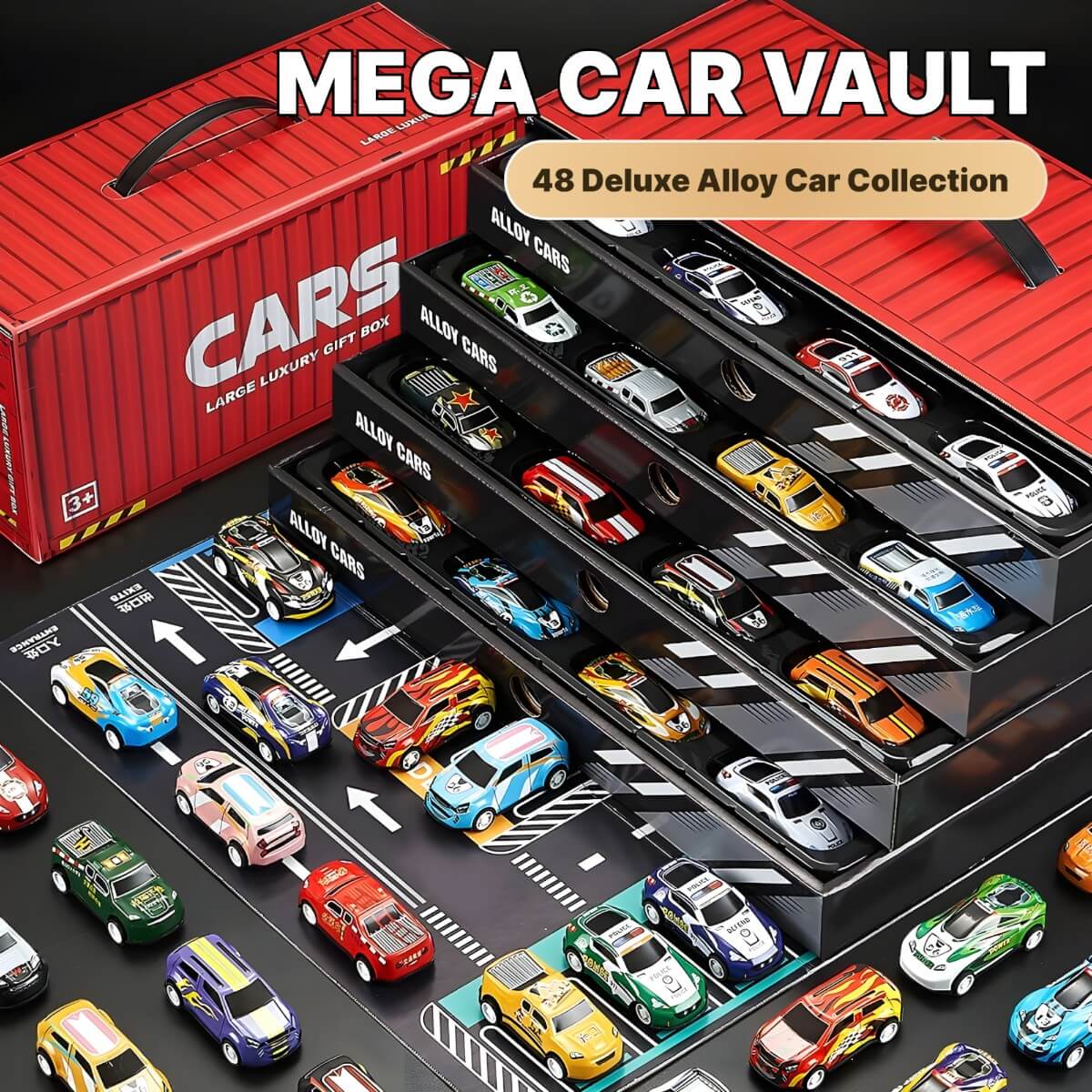 Sparkjolly™ Mega Car Vault Collection