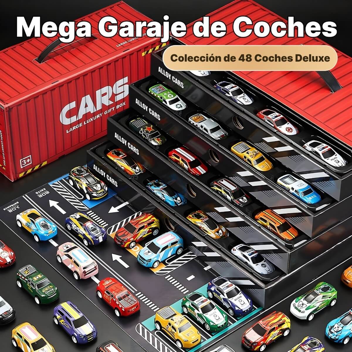 Sparkjolly™ Colección Mega Garaje de Coches